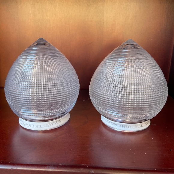 Holophane Acorn Shade Other - Holophane Acorn Shade Clear Glass Teardrop Light Covers